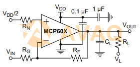 MCP602 Test Circuit 2
